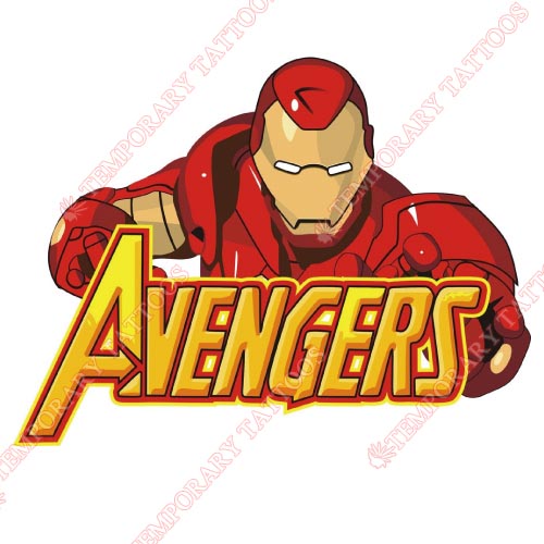 Iron Man Customize Temporary Tattoos Stickers NO.198